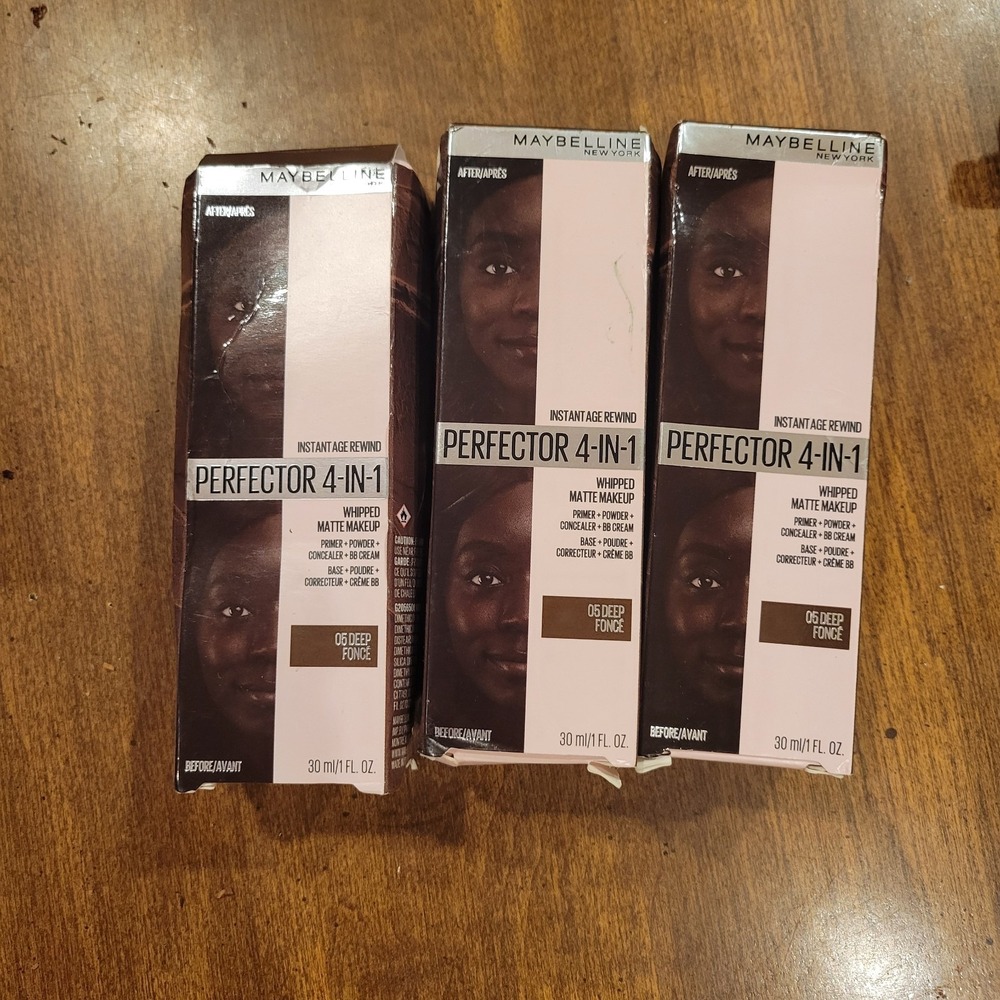 Maybelline Age Rewind Instant Perfector 4-In-1 Matte Makeup 05 Deep Fonce 3 Pack